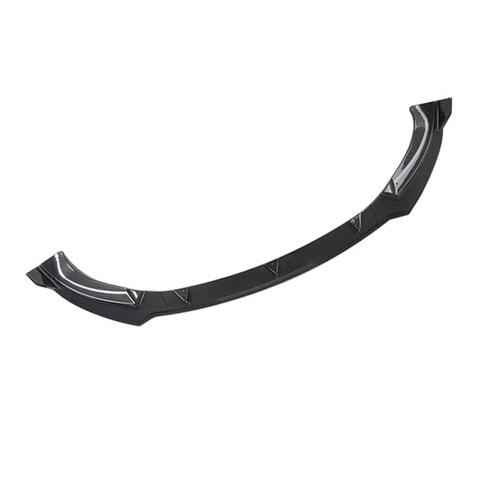 Auto Frontspoiler Lippe Auto Front Lip Splitter Diffusor Körper Kit Spoiler Stoßstange Schutz Für Tesla Für Modell Für Y 2019 2020 2021 2022 2023(Gloss Carbon) von KOEHXJ