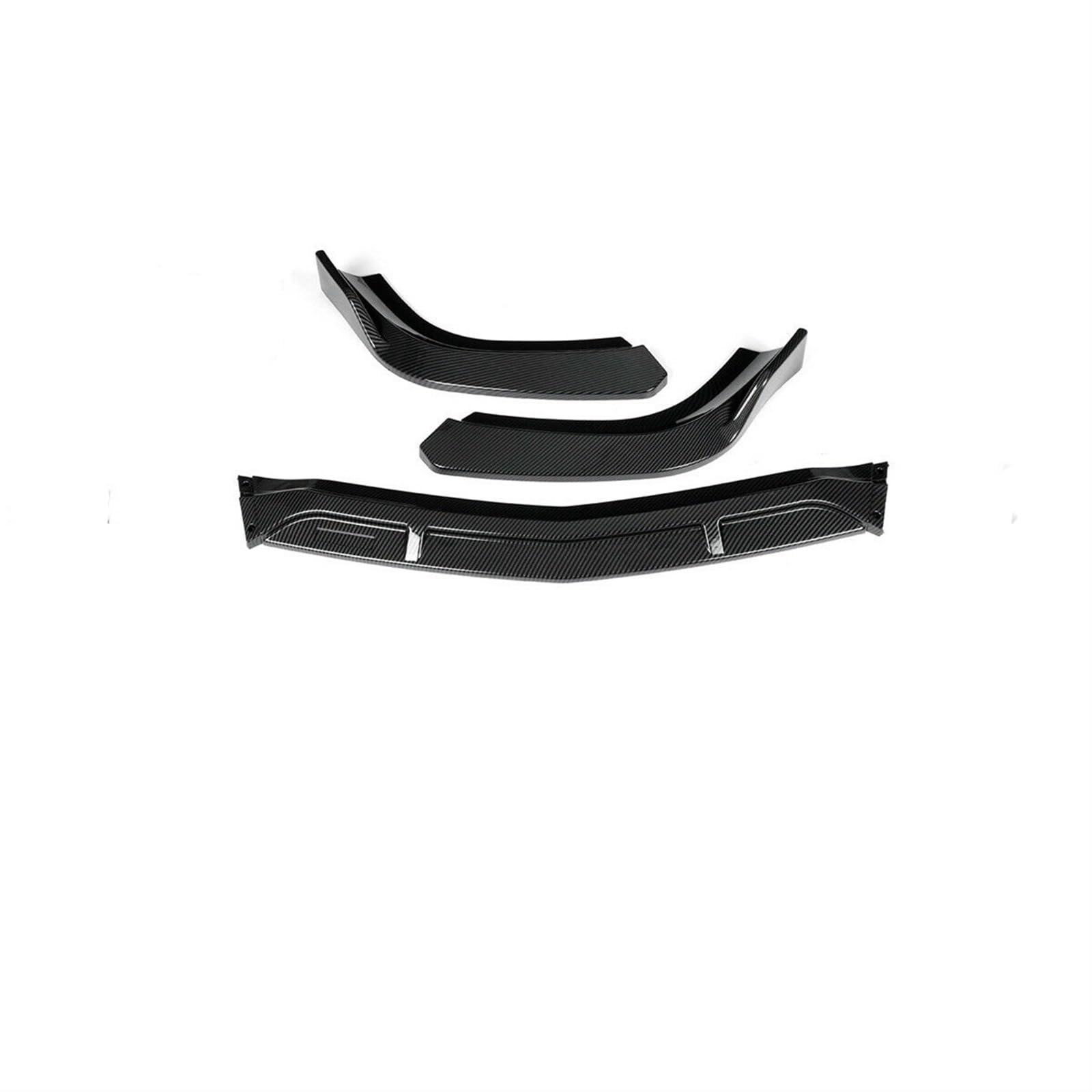 Auto Frontspoiler Lippe Auto Front Lip Splitter Spoiler Schutz Für Benz Für W204 Für C180 Für C200 Für C250 Für C300 Für C350 2012 2013 2014(Carbon Fiber) von KOEHXJ