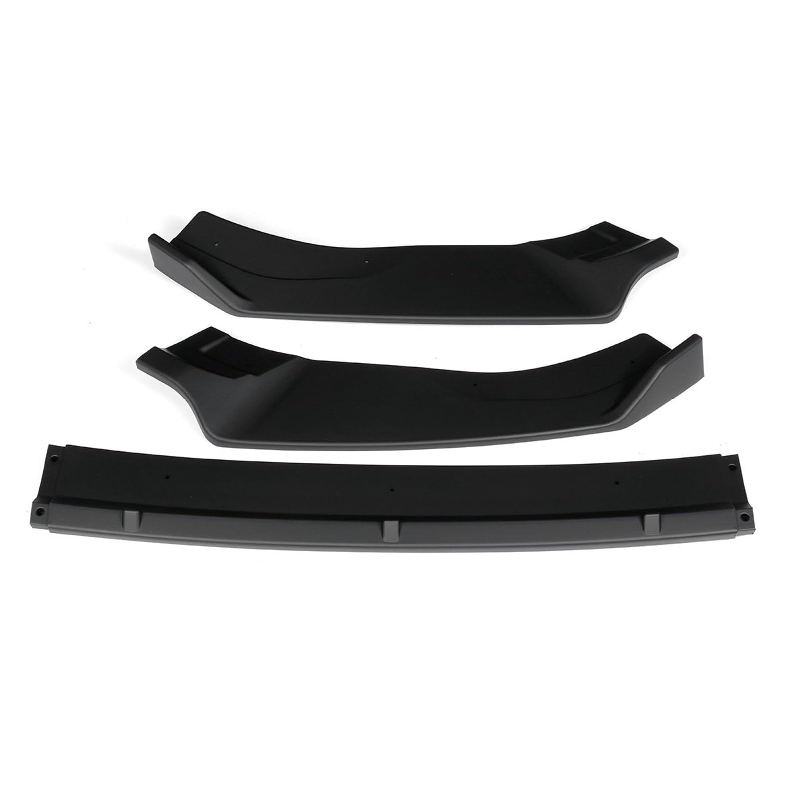 Auto Frontspoiler Lippe Auto Front Stoßstange Splitter Lip Spoiler Body Kit Diffusor Schutz Abdeckung Für VW Für Golf Für MK7 Für MK7.5 Für GTI 2014 2015 2016 2017 2018 2019(Matte Black) von KOEHXJ