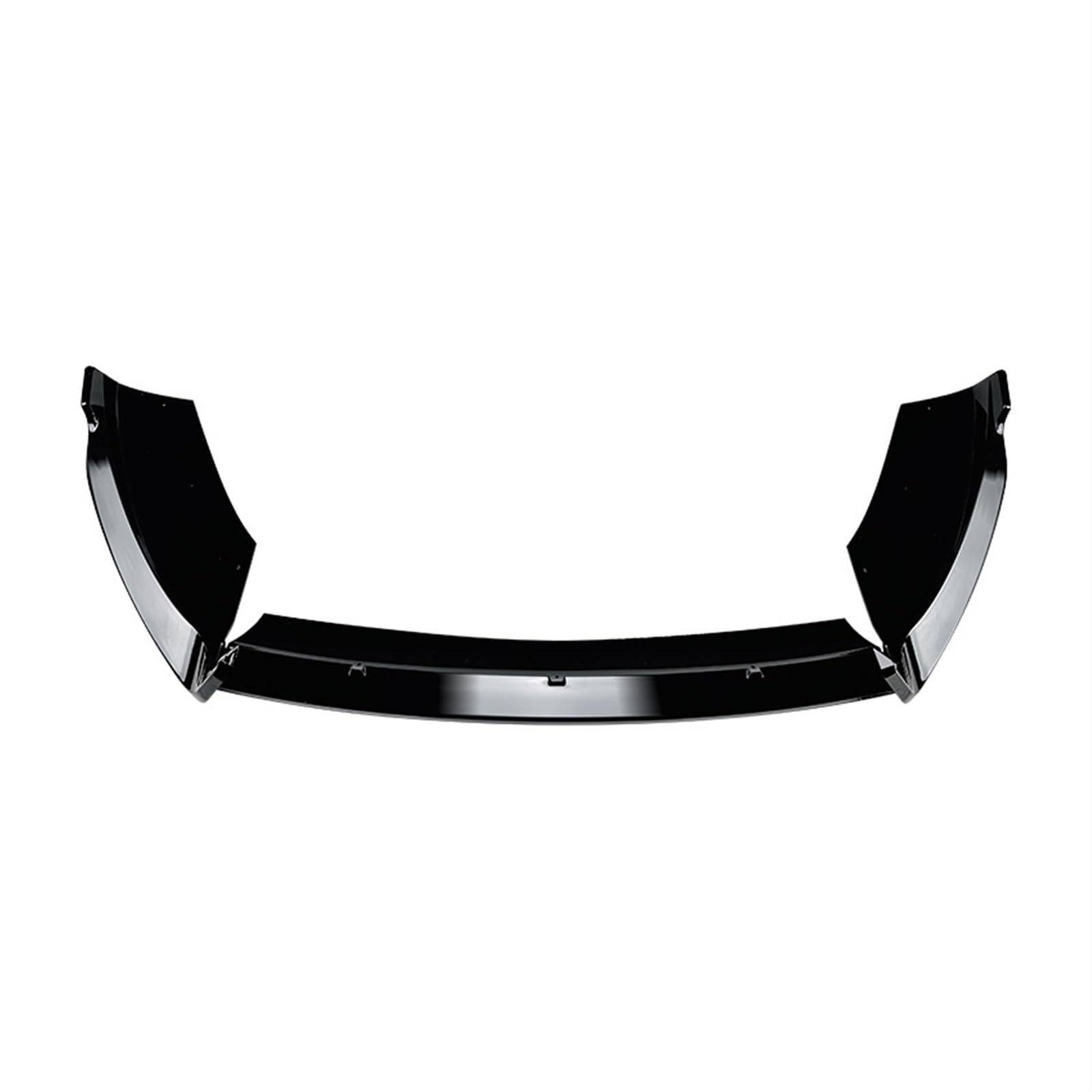 Auto Frontspoiler Lippe Auto Front Stoßstange Splitter Lip Spoiler Diffusor Schutz Körper Kits Abdeckung Trim Für Ford Für Fiesta Für MK6 Für ST 2012 2013 2014 2015 2016 2017(Glossy Black) von KOEHXJ