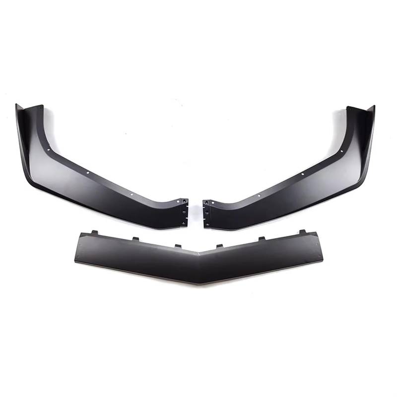 Auto Frontspoiler Lippe Auto Frontschürze Lip Spoiler Splitter Für Chevrolet Für Corvette Für C7 2014 2015 2016 2017 2018 2019(Matte Black) von KOEHXJ