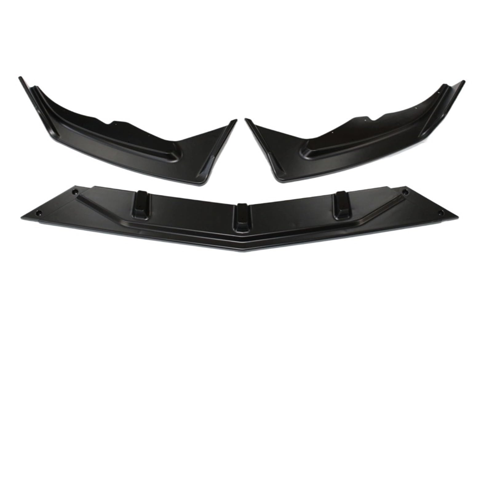 Auto Frontspoiler Lippe Auto Frontspoiler Kinn Splitter Lip Deflektor Diffusor ABS Material Für Chevrolet Für Cavalier Für Onix 2020(Matte Black) von KOEHXJ