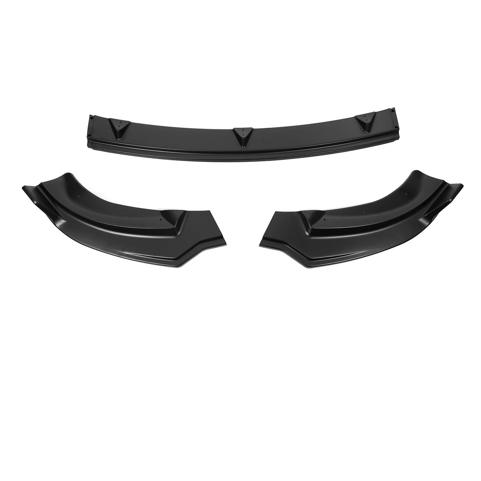 Auto Frontspoiler Lippe Auto Vorderen Stoßfänger Lip Body Kit Spoiler Schutz Abdeckung Lip Splitter Schutz Für Tesla Für Modell Für Y 2020-2021(Matte Black) von KOEHXJ