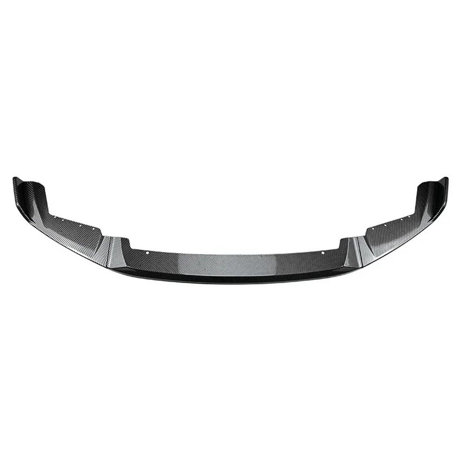 Auto Frontspoiler Lippe Auto Vorderen Stoßfänger Lip Body Kit Spoiler Splitter Canard Splitter 2 Für Serie Für F87 Für M2 Für CS Für Coupe 2016-2018 2019 2020 2021(Carbon Look) von KOEHXJ