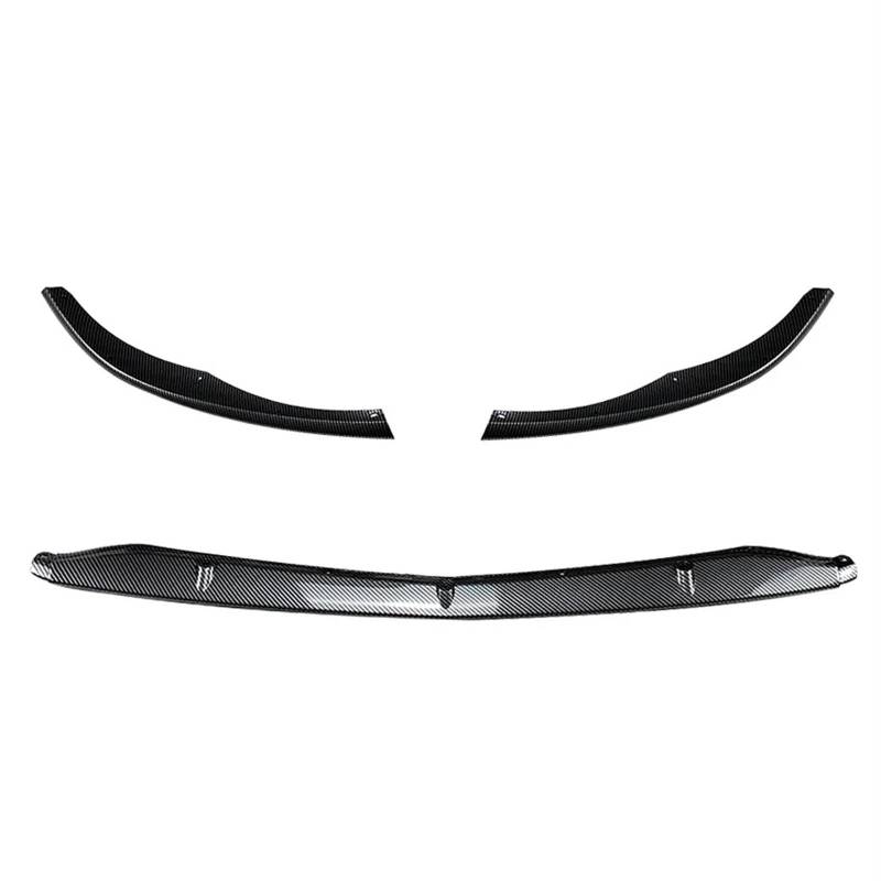 Auto Frontspoiler Lippe Auto Vorderen Stoßfänger Lip Diffusor Spoiler Für Benz Für C-klasse Für W205 Für C205 Für S205 Für C63 Für AMG 2015 2016 2017 2018 2019 2020 2021 2022(Carbon Look) von KOEHXJ