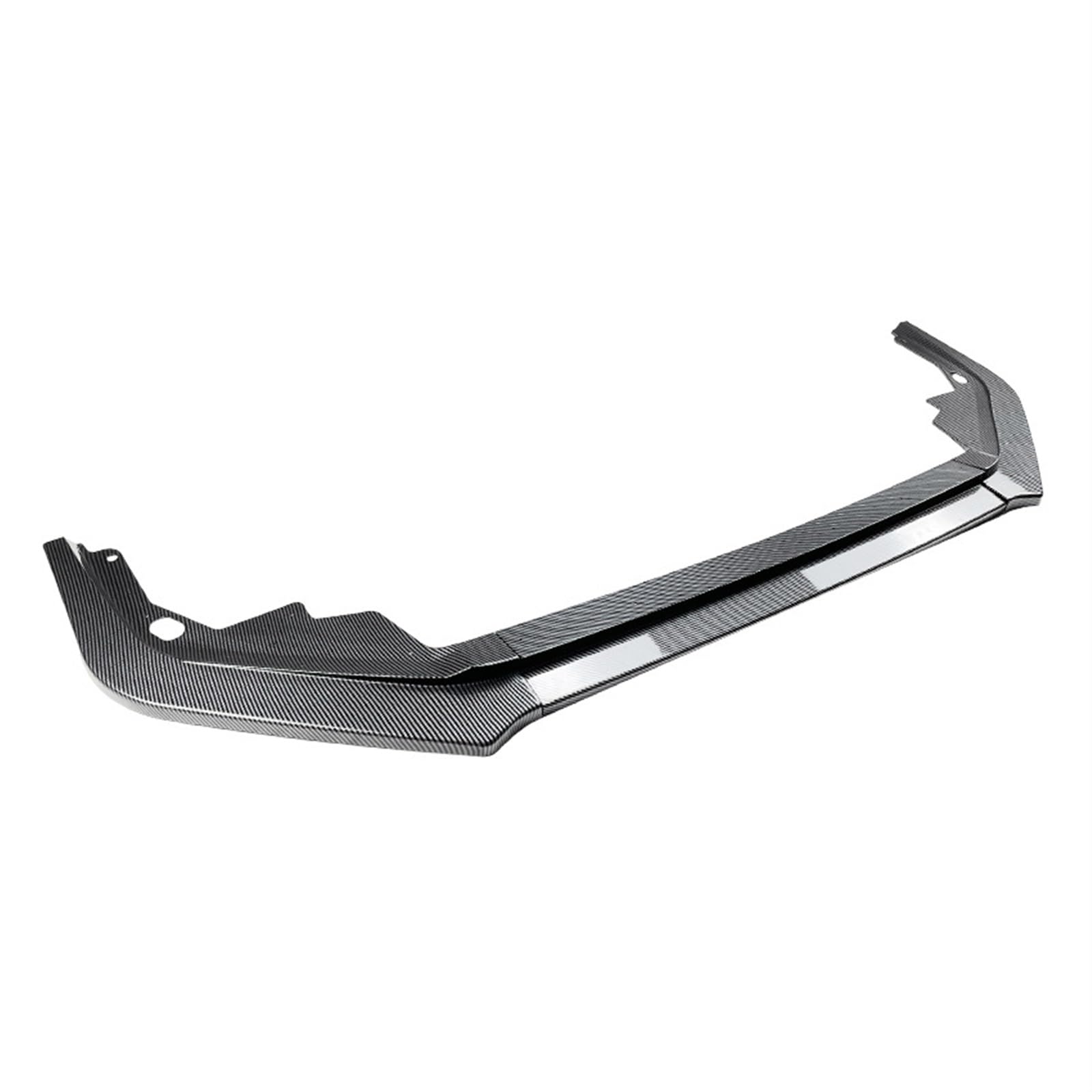 Auto Frontspoiler Lippe Auto Vorderen Stoßfänger Lip Spoiler Unteren Klinge Separator Außen Diffusor Splitter ABS Körper Kit Abdeckung Für Civic Für 11th 2021 2022 2023(Carbon Look) von KOEHXJ