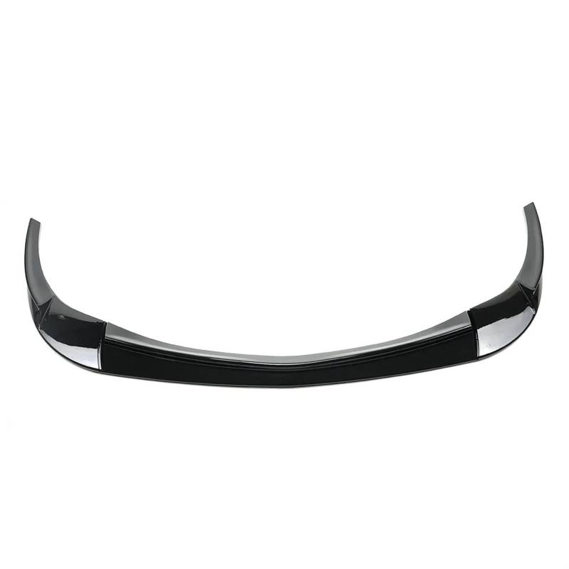 Auto Frontspoiler Lippe EIN Set Auto Vorderen Stoßfänger Lip 3PCS Spoiler Splitter Zubehör Für Chevrolet Für C6 Für Corvette Für Basis 2005-2010 2011 2012 2013(Glossy Black) von KOEHXJ