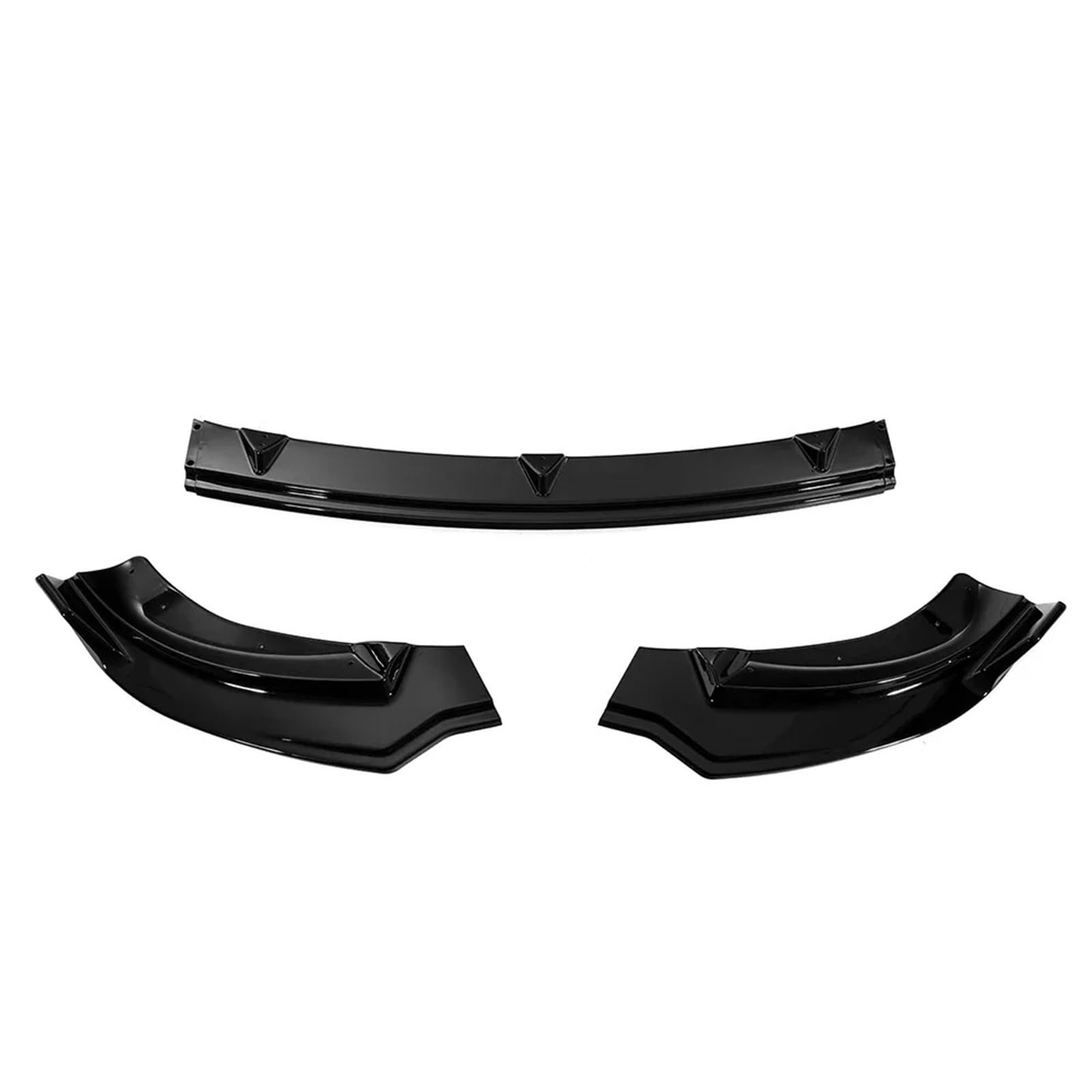 Auto Frontspoiler Lippe Front Lower Bumper Lip Spoiler Auto Körper Kit Stoßstange Diffusor Schutz Trim Abdeckung Für Tesla Für Modell Für Y 2017 2018 2019 2020 2021 2022 2023(Gloss Black) von KOEHXJ