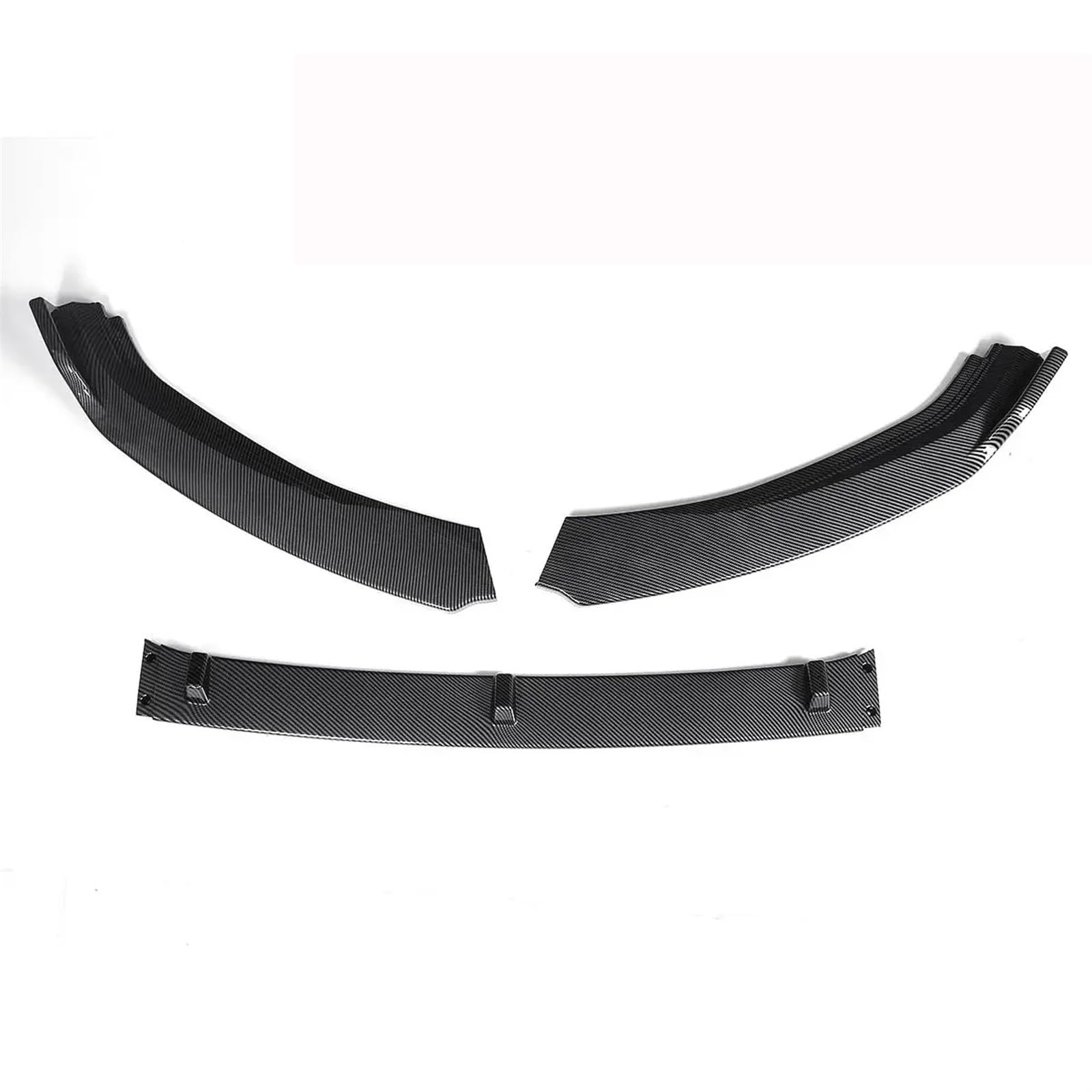 Auto Frontspoiler Lippe Front Stoßstange Splitter Lip Diffusor Spoiler Schutz Deflektor Schutz Für VW Für Golf Für MK7 7.5 Für GTI Für GTD 2012 2013 2014 2015 2016 2017(Carbon Look) von KOEHXJ