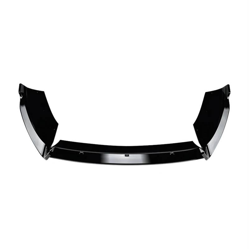 Auto Frontspoiler Lippe Frontschürze Lip Spoiler Auto Front Kinn Splitter Diffusor 3-Segment Body Kit Tuning Für Ford Für Fiesta Für MK6 Für ST 2012-2015 2016 2017(Gloss Black) von KOEHXJ