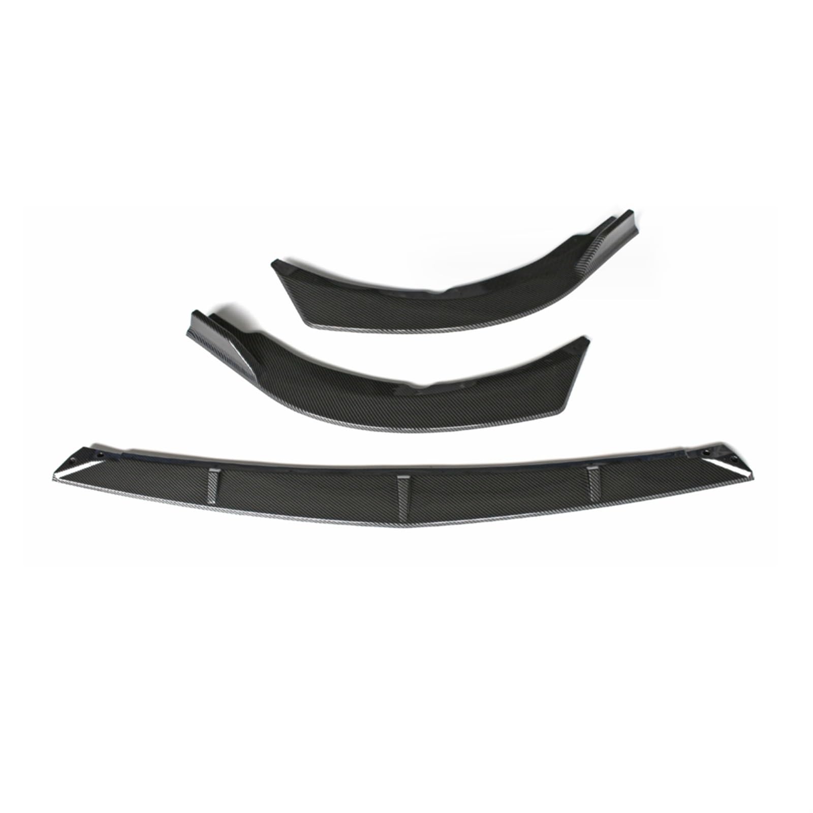 Auto Frontspoiler Lippe Frontschürze Lip Spoiler Schürze Auto Außen Teile Zubehör Körper Kit Rock Für Toyota Für Camry Für LE Für XLE 2021 2022(Carbon Look) von KOEHXJ