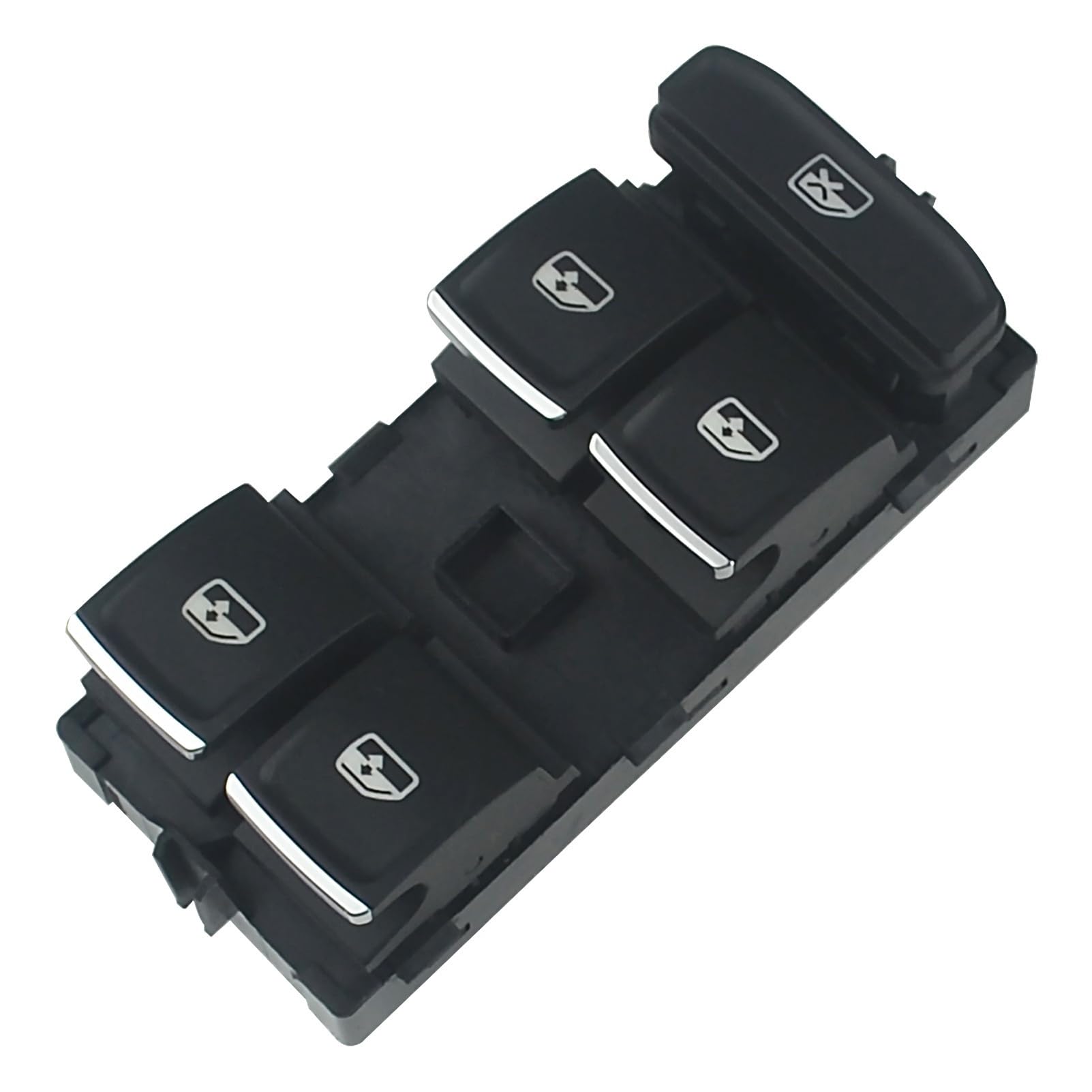 Autofenster Schalter Automotive Fenster Control Fensterheber Panel Für Skoda Für Superb Für Octavia 2013 2014 2015 2016 2017 2018 5G0959857 Fenstersteuerungsschalter(Electroplate) von KOEHXJ