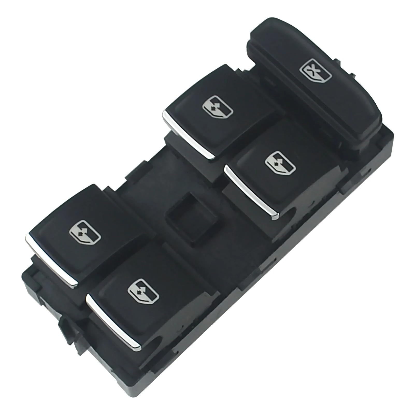 Autofenster Schalter Automotive Fenster Control Fensterheber Panel Für Skoda Für Superb Für Octavia 2013 2014 2015 2016 2017 2018 5G0959857 Fenstersteuerungsschalter(ElectroplateRed) von KOEHXJ