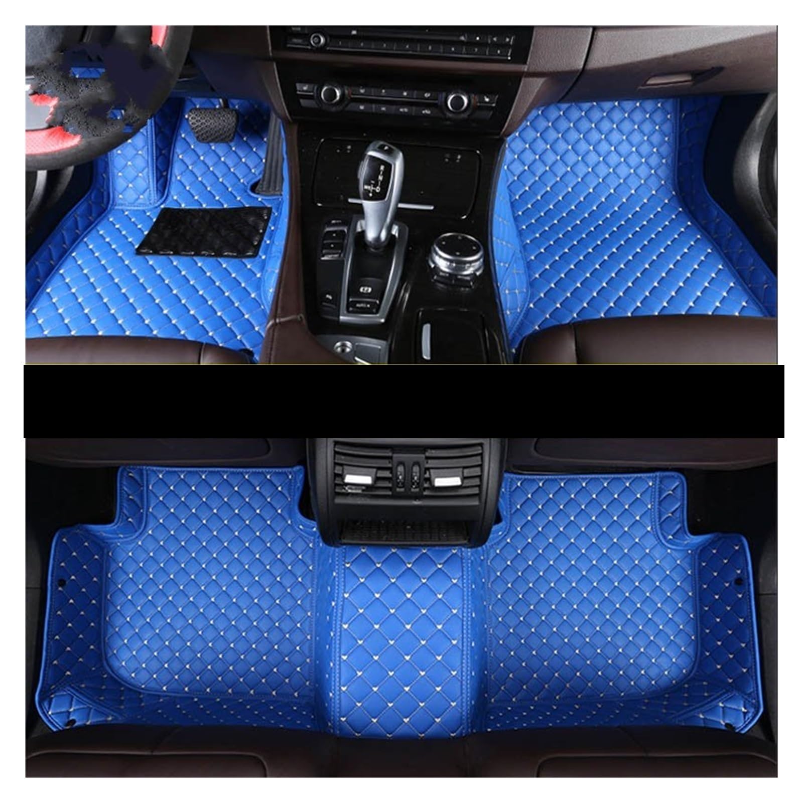 Autofußmatten Custom Car Fußmatten Teppich Für Jeep Für Grand Für Cherokee 2011 2012 2013 2014 2015 2016 2017 2018 2019 2020 2021 2022 2023 Automatten(Blue) von KOEHXJ