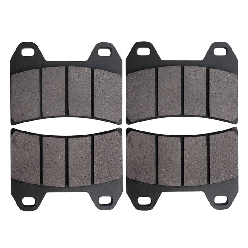 Feststellbremse Motorrad Vorne Hinten Bremsbeläge Für Ducati 620 Für Sport 2003 696 Für Monster 2008-15 750 Für Supersport Für Sport 1999-02 Motorrad Bremsbeläge(2 Pairs Front Pads) von KOEHXJ