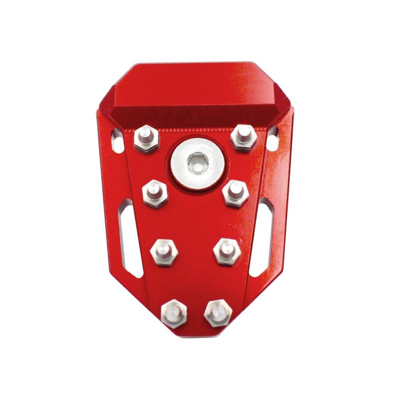 Fußrasten Motorrad Zubehör Fuß Bremsbelag Bremshebel Peg Pedal Verlängerung Pad Für Kawasaki Für Klr650 Motorrad Fußrasten(Red) von KOEHXJ