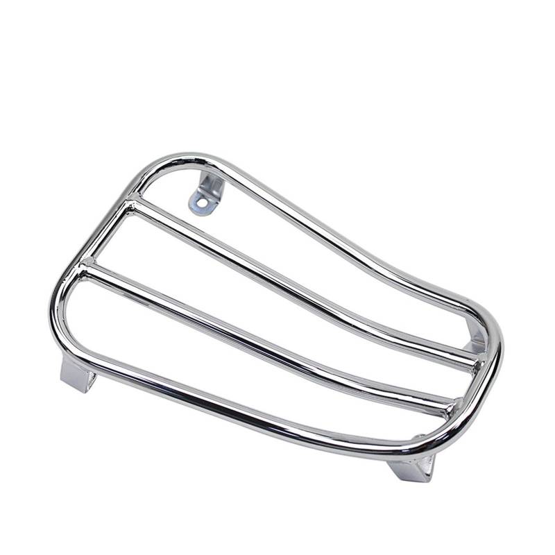 Gepäckträger Für Vespa Für Sprint Für Primavera 150 Für GTS300 Fuß Pedal Hinten Gepäck Rack Halterung Halter Motorrad Zubehör Motorrad Gepäckträger(150 Chrome) von KOEHXJ