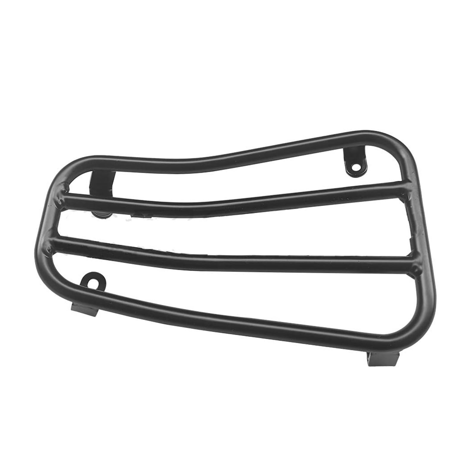 Gepäckträger Schwarz Chrom Für Vespa Für GTS300 Für GTS-300 2017-2021 Motorrad Fuß Pedal Hinten Gepäck Rack Halterung Halter Motorrad Gepäckträger(Black) von KOEHXJ