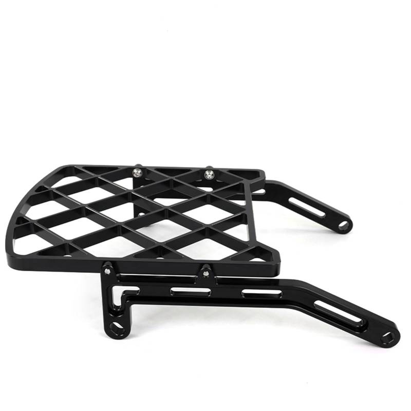 Heckarmlehnengriffe Für CRF300L 2021 2022 2023 Für CRF 300 L Motorrad Gepäck Halter Halterung Rack Fracht Rack Träger Montieren Sitz Gepäckträger(Black) von KOEHXJ