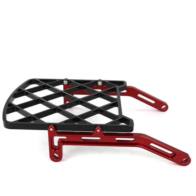 Heckarmlehnengriffe Für CRF300L 2021 2022 2023 Für CRF 300 L Motorrad Gepäck Halter Halterung Rack Fracht Rack Träger Montieren Sitz Gepäckträger(Red) von KOEHXJ