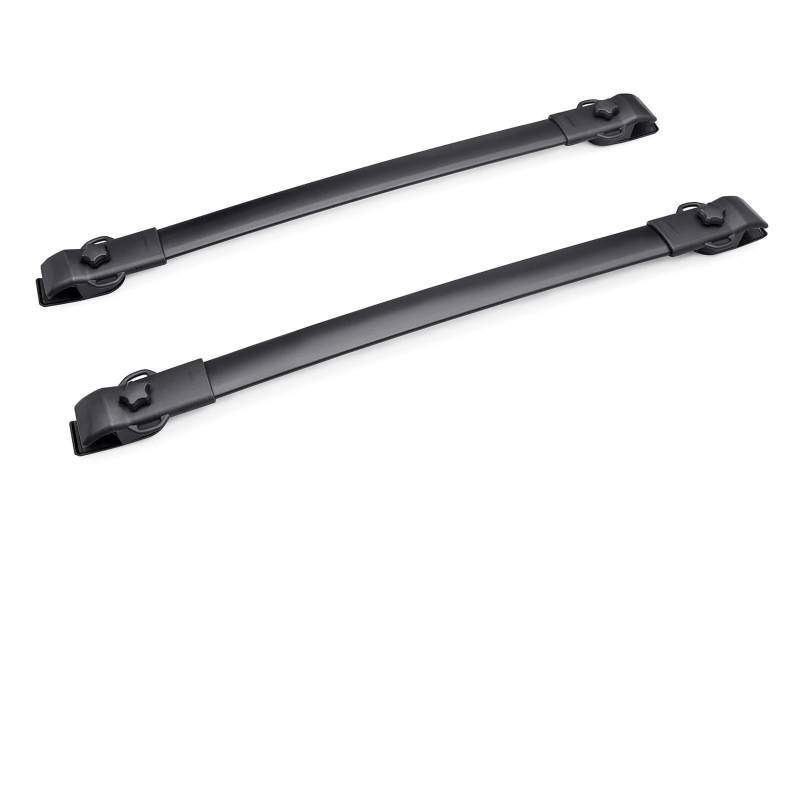 KOEHXJ Dachträger für Reling 2 Stück Dach Rack Crossbar Gepäck Träger Schwarz Für Toyota Für Sienna 2011 2012 2013 2014 2015 2016 2017 2018 2019 2020 Aluminium Dachträger Querträger von KOEHXJ