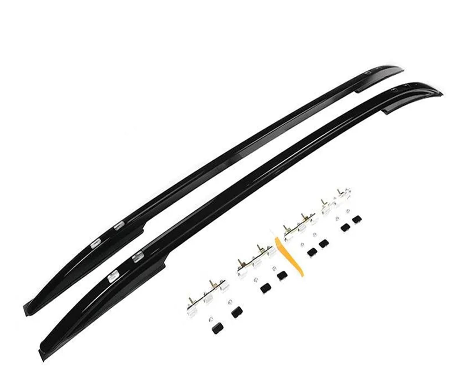 KOEHXJ Dachträger für Reling Dachträger Für Toyota Für RAV4 Für RAV 4 2019 2020 2021 2022 Dachträger Schiene Gepäck Aluminiumlegierung Dachträger Querträger(Black) von KOEHXJ