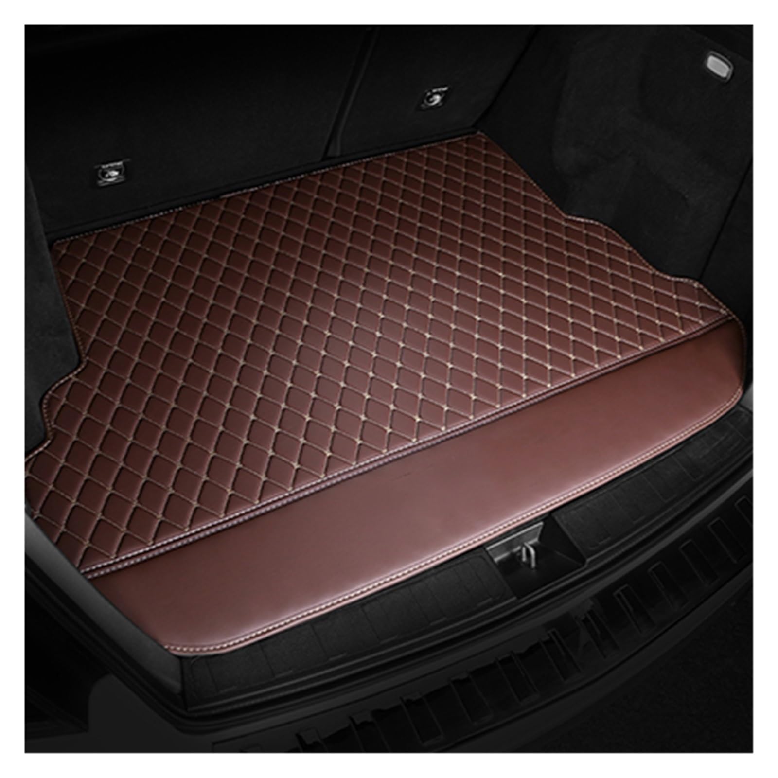 Kofferraummatte Auto-Kofferraummatte Boot Cargo Liner Fach Hinteren Kofferraum Gepäck Teppich Pads Für Tesla Für Modell Y 2021 Kofferraumwanne(16) von KOEHXJ