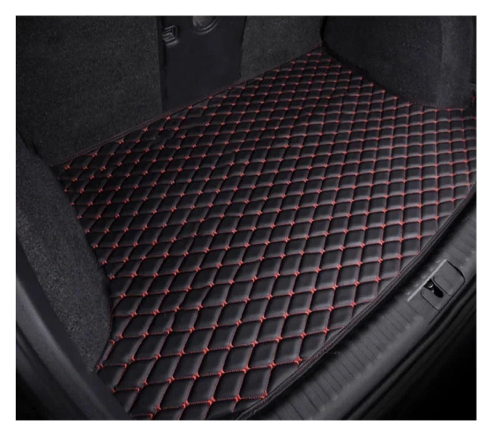Kofferraummatte Auto-Kofferraummatten Anti-Schmutz-Pads Teppiche Für CRV Für CR-V Für MK4 2012 2013 2014 2015 2016 Kofferraumwanne(Black Red) von KOEHXJ