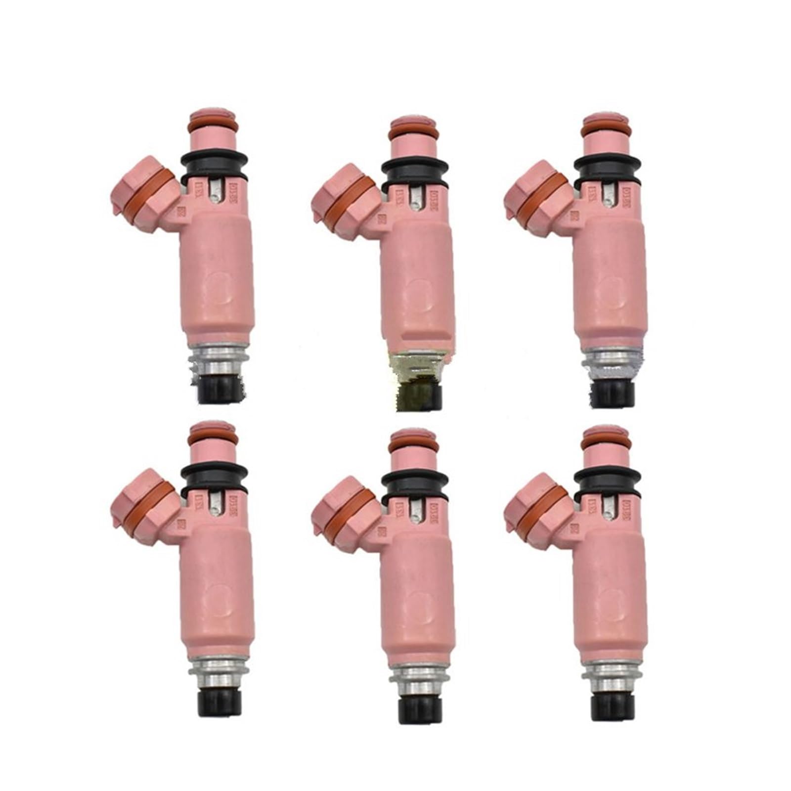 Kraftstoff Sprühdüsen Für Subaru Für STI Für WRX Für Forester 6PCS Auto Kraftstoff Injektoren 16611-AA370 195500-3910 16611AA370 1955003910 Kraftstoffeinspritzung von KOEHXJ