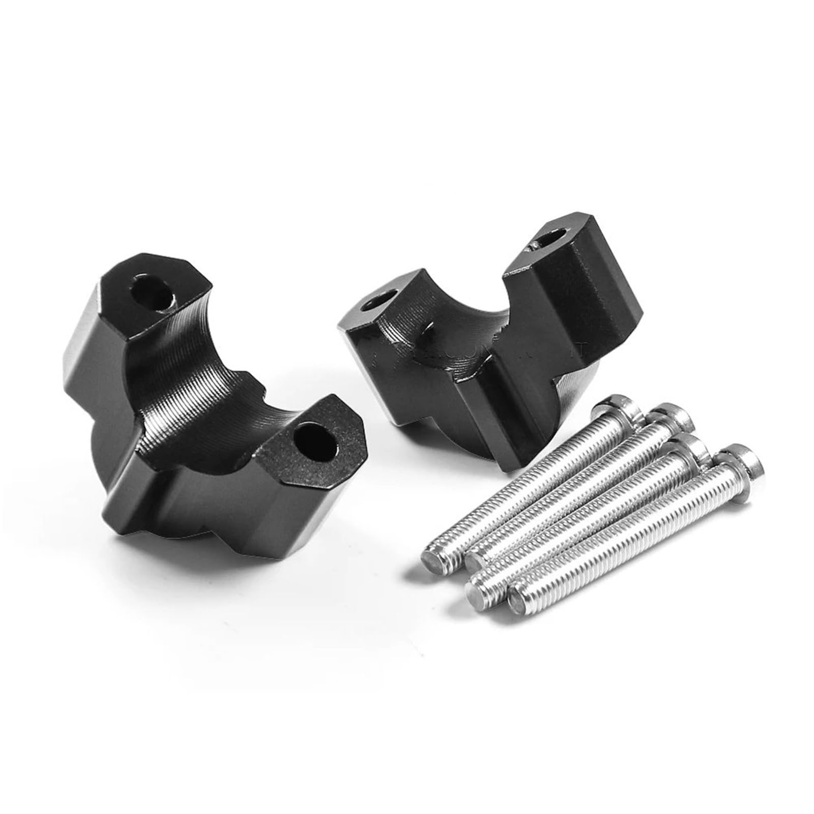 Lenker-Riser-Klemmhalterung Für S1000R M1000R 2021- Motorrad Zubehör Lenker Riser Drag Griff Bar Clamp Verlängern Adapter(Black) von KOEHXJ