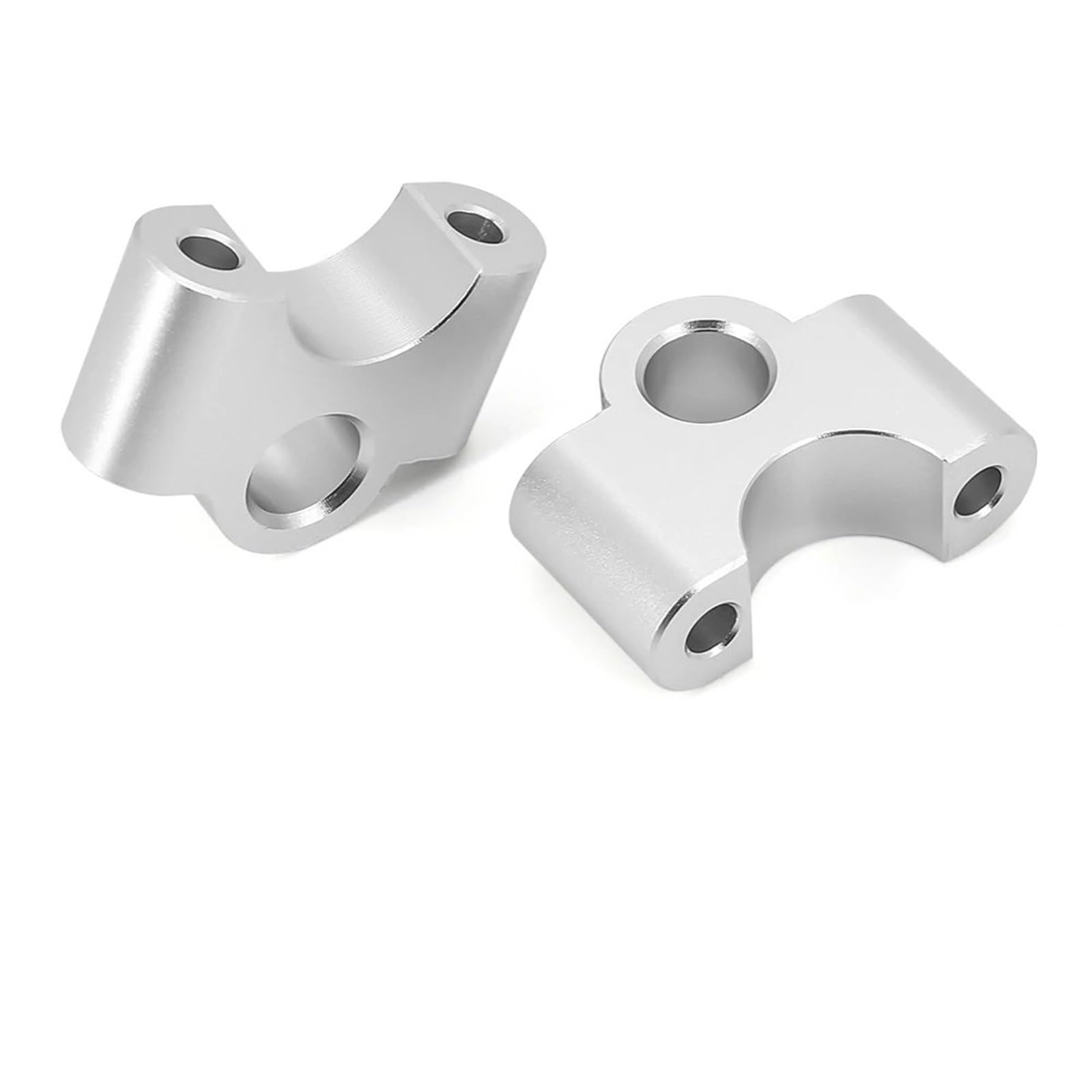 Lenker-Riser-Klemmhalterung Motorrad Lenker Riser Clamp Verlängern Lenkrad Erhöhen Lenker Adapter Halterung Für R1250RT 2021-(Silver) von KOEHXJ