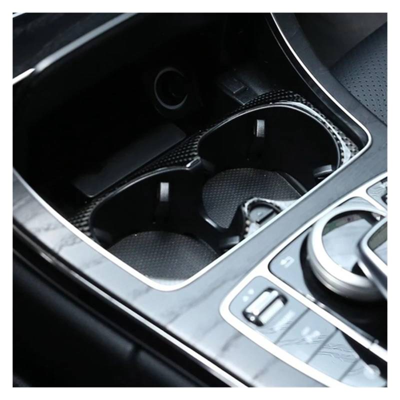 Mittelkonsole Dekor Auto-Mittelkonsolen-Schalthebelrahmen-Abdeckungsverkleidung Für Benz Für W205 Für C180 Für C200 Für C300 2016 2017 2018 Navigation Panel Trim von KOEHXJ