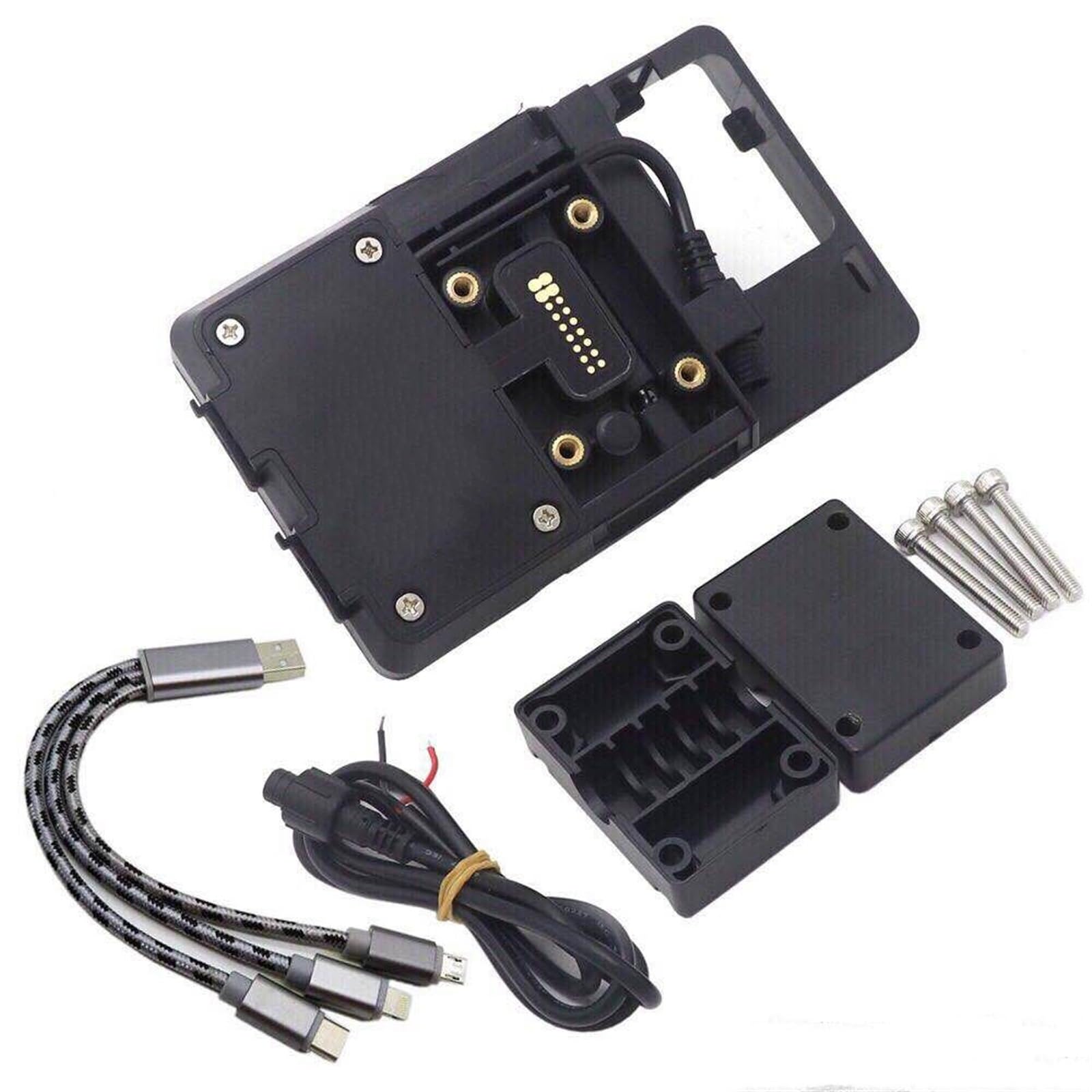 Motorcycle Handyhalter Für Suzuki Für DL 1000 Für V-Strom 1000 2004-2013 Für DL650 Für V-Strom 650 Halterung Montieren Smartphone GPS Halter Navigation Halterung Motorcycle Navigation Mount (Size : A von KOEHXJ