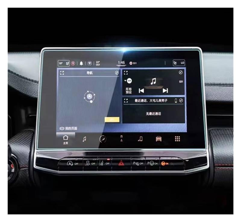 Navigation Schutzfolie 10.1 Zoll Für Jeep Für Kompass 2021 2022 Auto GPS Navigation Bildschirm Gehärtetem Glas Schutz Film Anti-Scratch GPS-Navigationsfilm von KOEHXJ