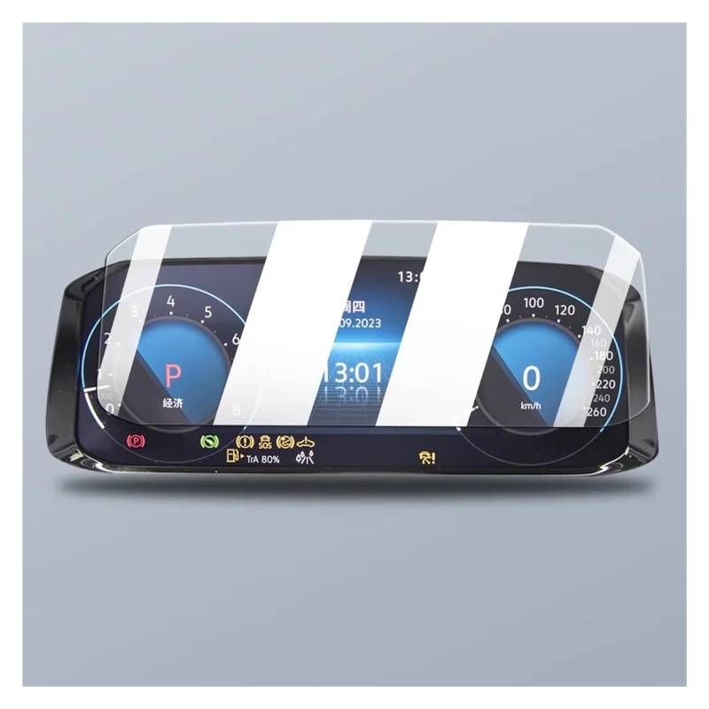 Navigation Schutzfolie Für VW Für Golf 2023 2024 Auto GPS Navigation Film LCD Bildschirm Gehärtetem Glas Schutz Film Anti-Scratch-Film GPS-Navigationsfilm(High Definition) von KOEHXJ