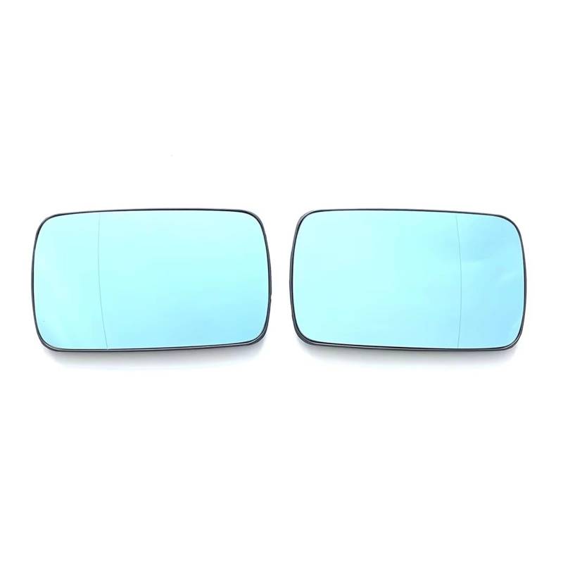 Seitenspiegelglas Auto Blau Weitwinkel Beheizte Spiegel Glas Für E36 Für E34 Für E39 Für E46 1998 1999 2000 2001 2002 2003 2004 2005 Beheizter Außenspiegel(Left and Right) von KOEHXJ