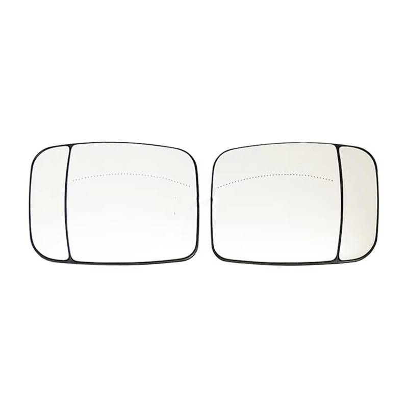 Seitenspiegelglas Auto Links Rechts Außerhalb Auto Rückspiegel Objektiv Für Opel Für Vivaro B 2014 2015 2016 2017 2018 2019 Beheizter Außenspiegel(About 2pcs) von KOEHXJ