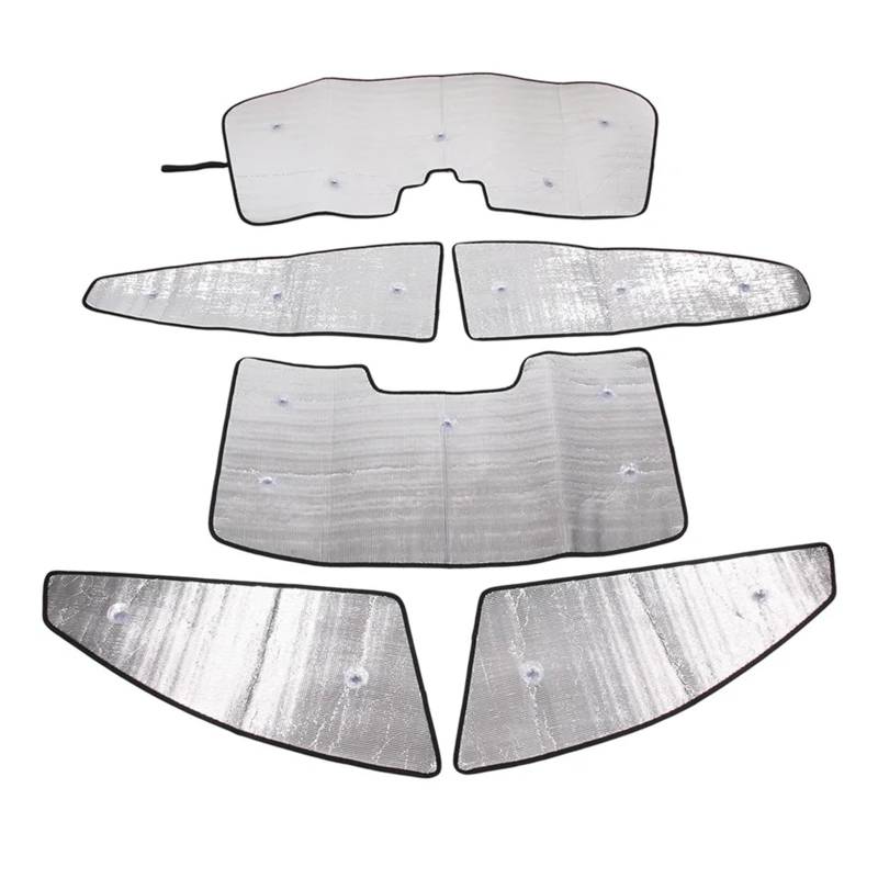 Sonnenblende Auto 6 Stück Frontscheibe Vollfenster Glas Sonnenschutz Sonnenschirm Für 8 Serie Für G16 2019 Auto-Sonnenblende von KOEHXJ