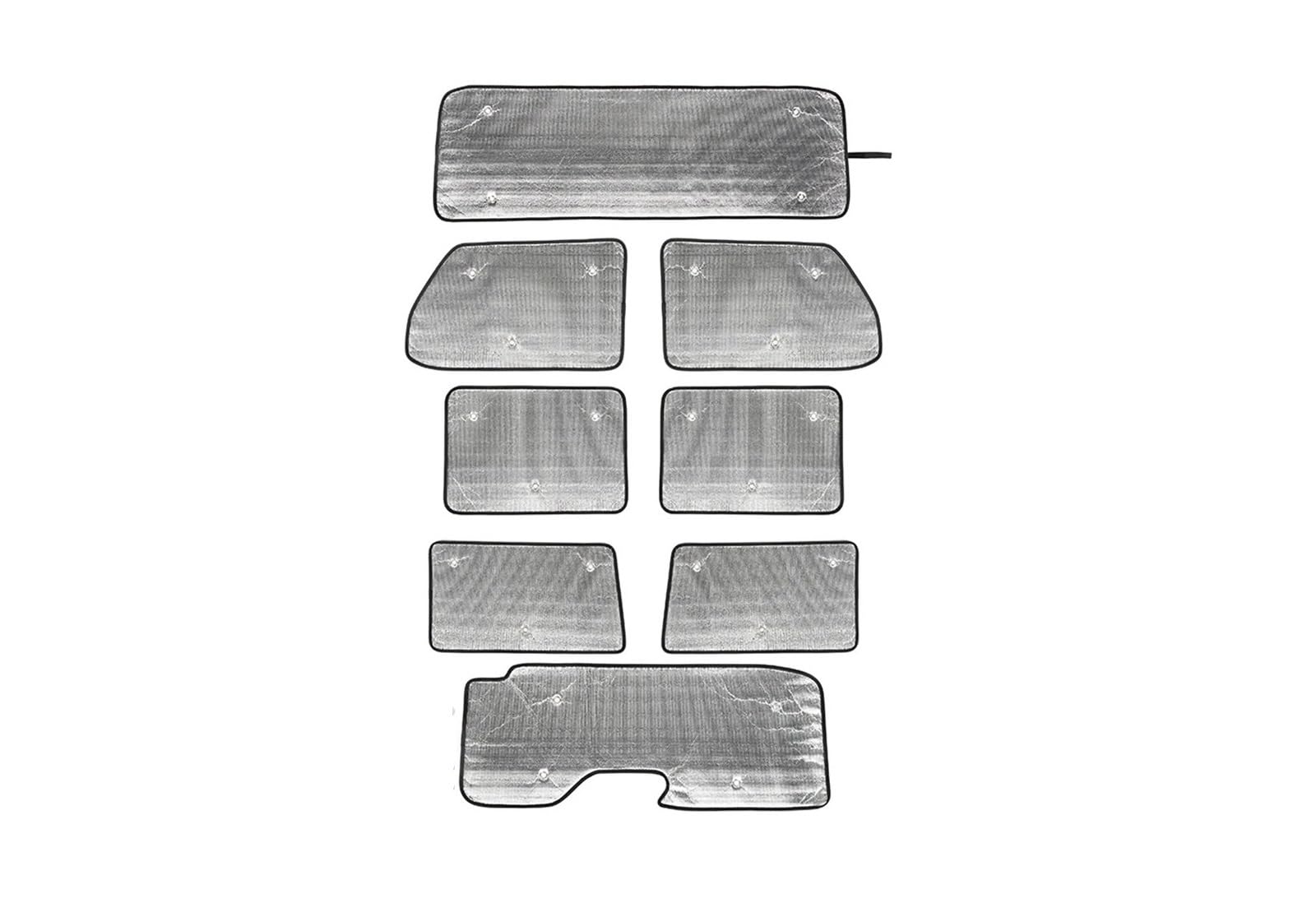 Sonnenblende Auto Fenster Sonnenschutz Windschutzscheibe Visier Für Jeep Für Wrangler Für 4-Türer 2018 2019 2020 2021 2022 2023 Auto-Sonnenblende(4 Doors) von KOEHXJ