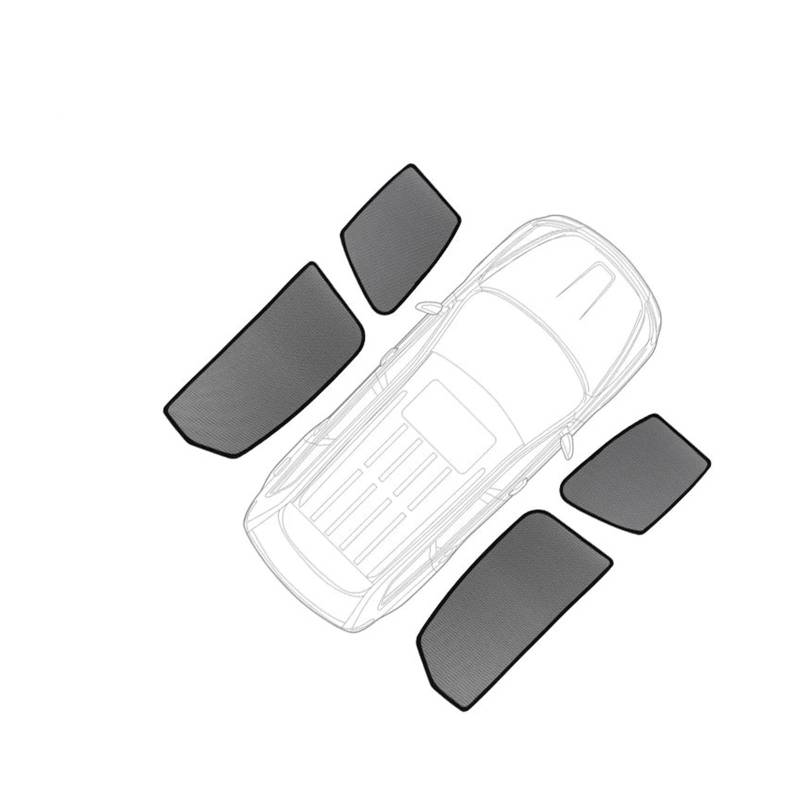 Sonnenblende Auto-Sonnenschutz Für Die Vordere Und Hintere Seitenscheibe Magnetisch Für Kia Für Sportage 5 Für NQ5 Für Hybrid 2022 2023 2024 Auto-Sonnenblende(4PCS) von KOEHXJ