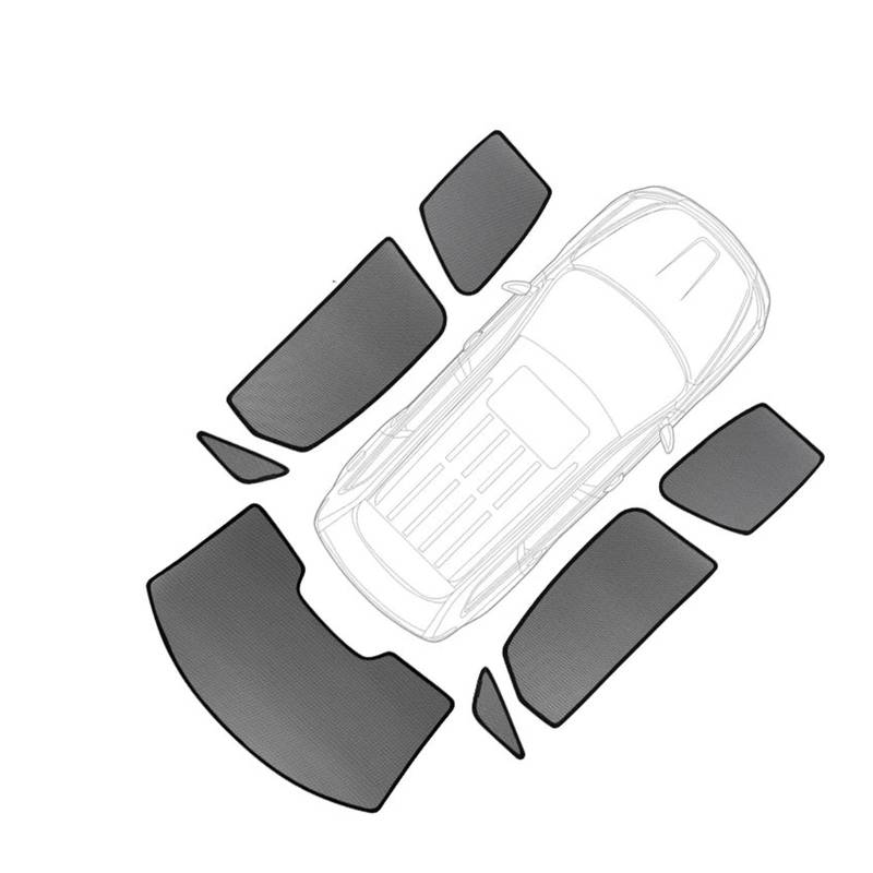 Sonnenblende Auto-Sonnenschutz Für Die Vordere Und Hintere Seitenscheibe Magnetisch Für Kia Für Sportage 5 Für NQ5 Für Hybrid 2022 2023 2024 Auto-Sonnenblende(7PCS) von KOEHXJ