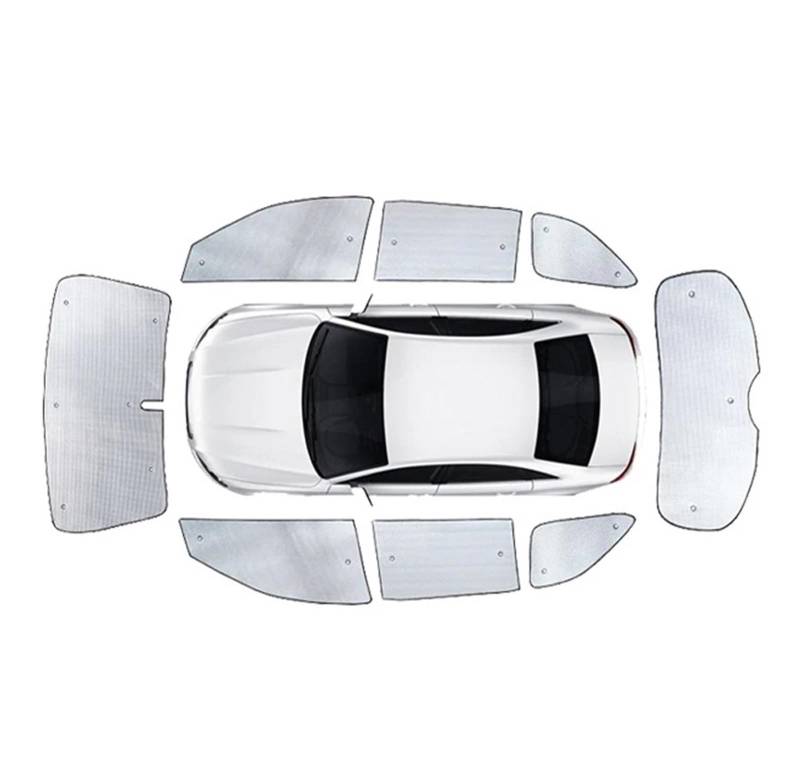 Sonnenblende Auto Sonnenschutz UV Schutz Vorhang Sonnenschutz Visier Frontscheibe Protector Für GAC Für Aion S Auto-Sonnenblende(Whole Car 1set) von KOEHXJ