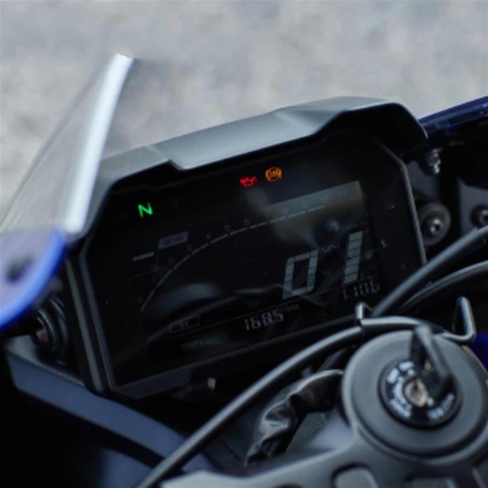 Tachoschutzfolie Für Für YZF-R7 2021 2022 2023 Motorrad Tacho Schutz Film Dashboard Cluster Screen Protector Displayschutzfolie von KOEHXJ