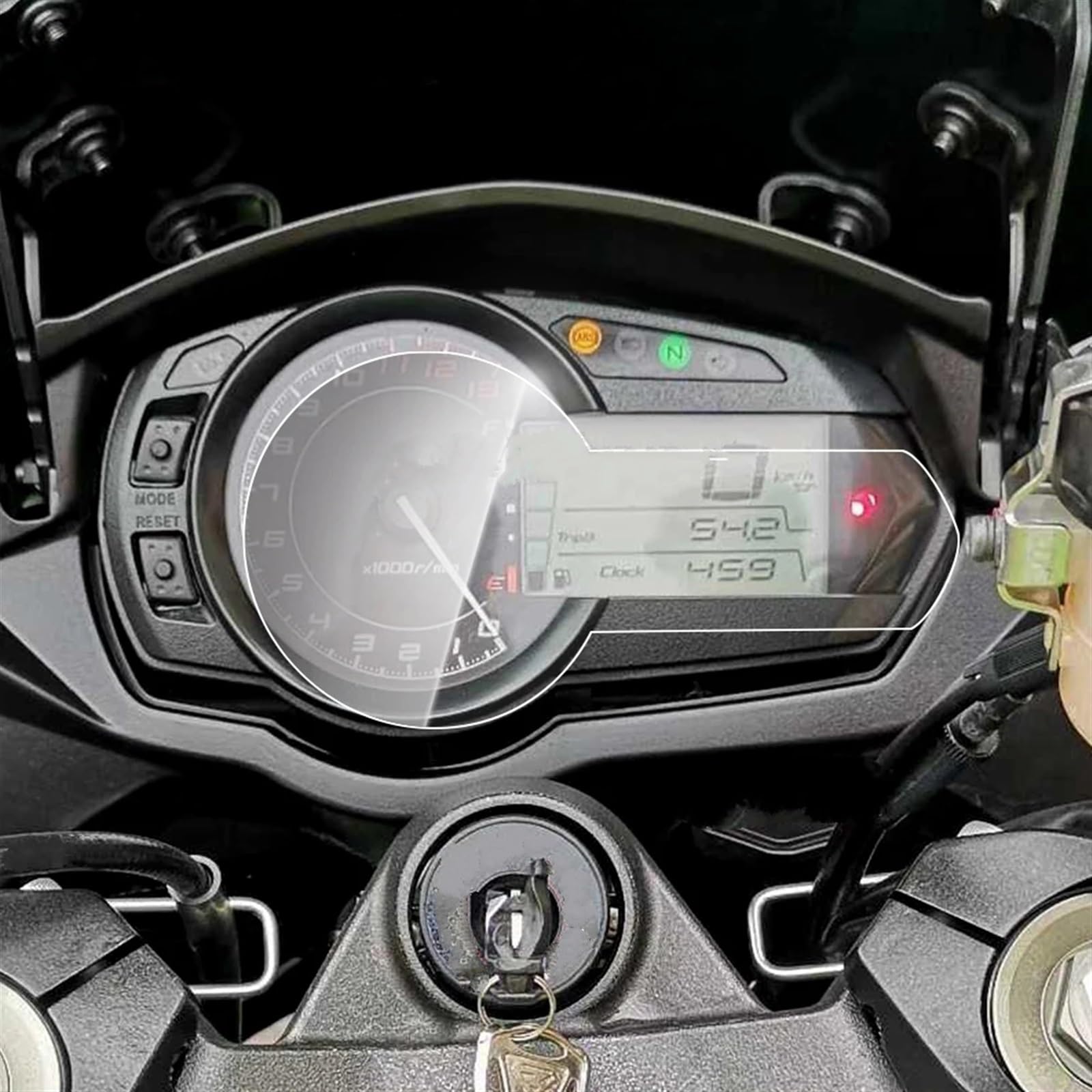 Tachoschutzfolie Für Kawasaki Für Z1000SX 2013 2014 2015 2016 Cluster Scratch Schutz Film Tacho Dashboard Screen Protector Film Aufkleber Displayschutzfolie von KOEHXJ