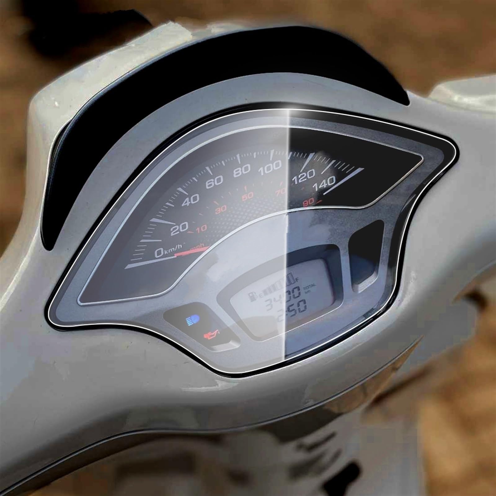 Tachoschutzfolie Für Piaggio Für Vespa Für Primavera 150 Für Sprint 125 Motorrad Cluster Schutz Instrent Tacho Film Screen Protector Displayschutzfolie von KOEHXJ