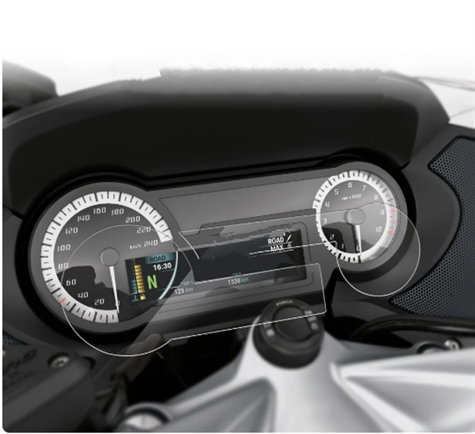 Tachoschutzfolie Für R1250RT Für R1200RT LC 2014-2020 Motorrad Scratch Cluster Screen-Dashboard Schutz Instrent Film Displayschutzfolie(1) von KOEHXJ