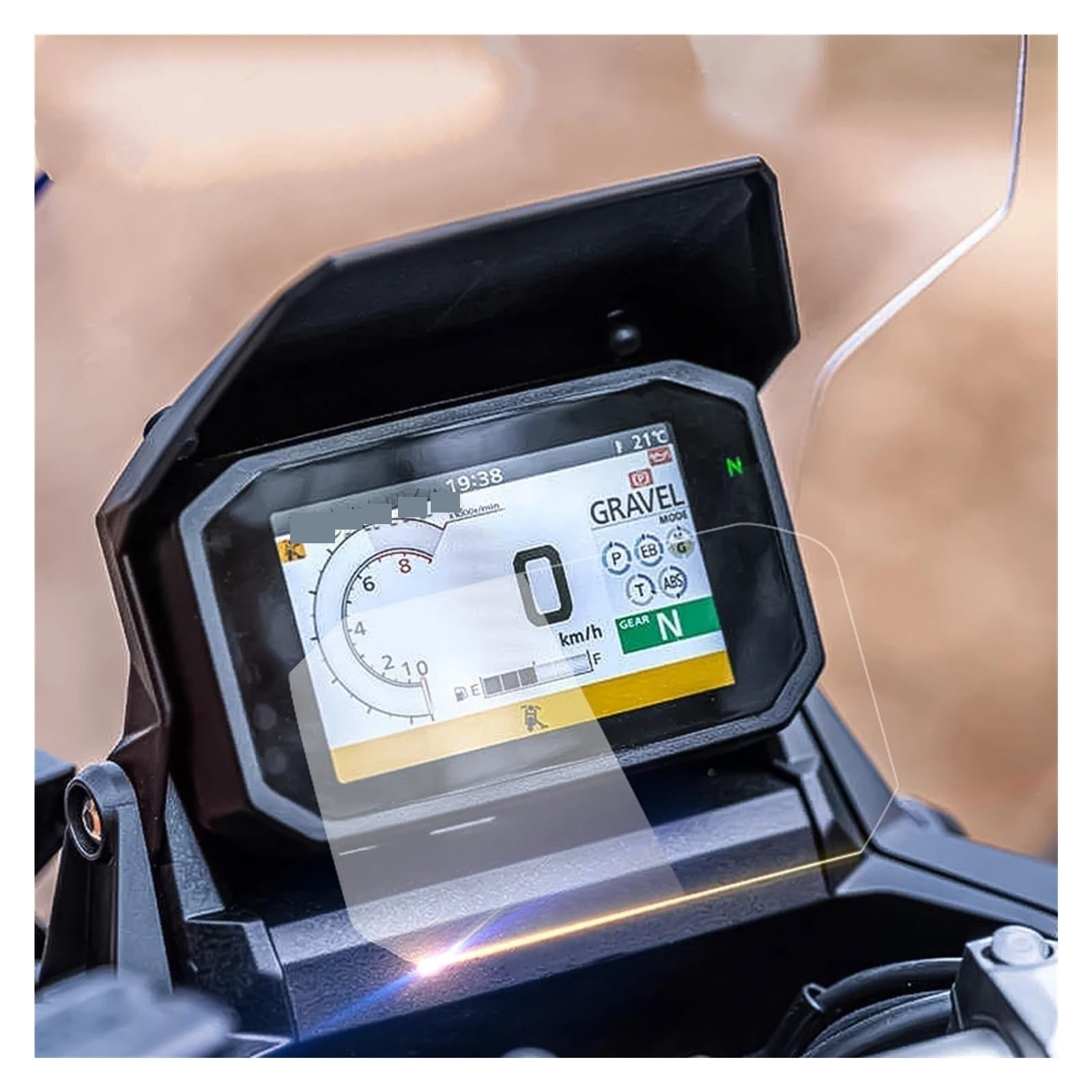 Tachoschutzfolie Für XADV750 2021- Motorrad Zubehör Scratch Cluster Screen Dashboard Schutz Instrument Film Displayschutzfolie(1 Set) von KOEHXJ