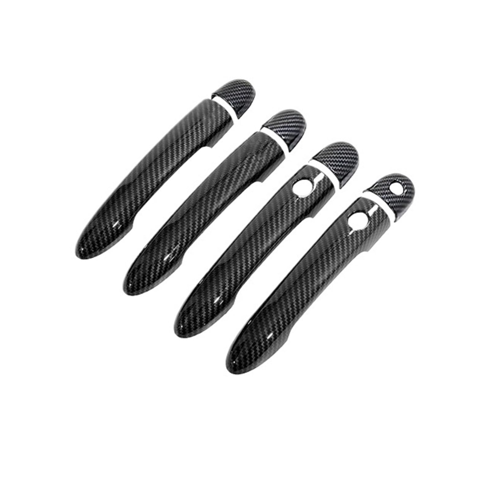 Türgriffabdeckung Carbon Fiber Außentürgriffabdeckung Für Koleos Für Samsung Für QM5 2006-2015 Autoschutzzubehör Styling Türgriff Griff(Handle 2 Buttons) von KOEHXJ