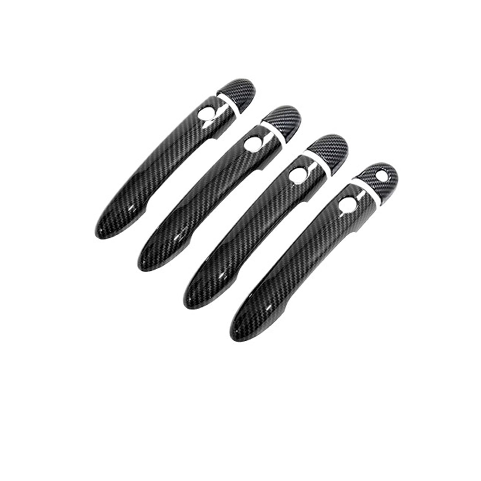 Türgriffabdeckung Carbon Fiber Außentürgriffabdeckung Für Koleos Für Samsung Für QM5 2006-2015 Autoschutzzubehör Styling Türgriff Griff(Handle 4 Buttons*-) von KOEHXJ