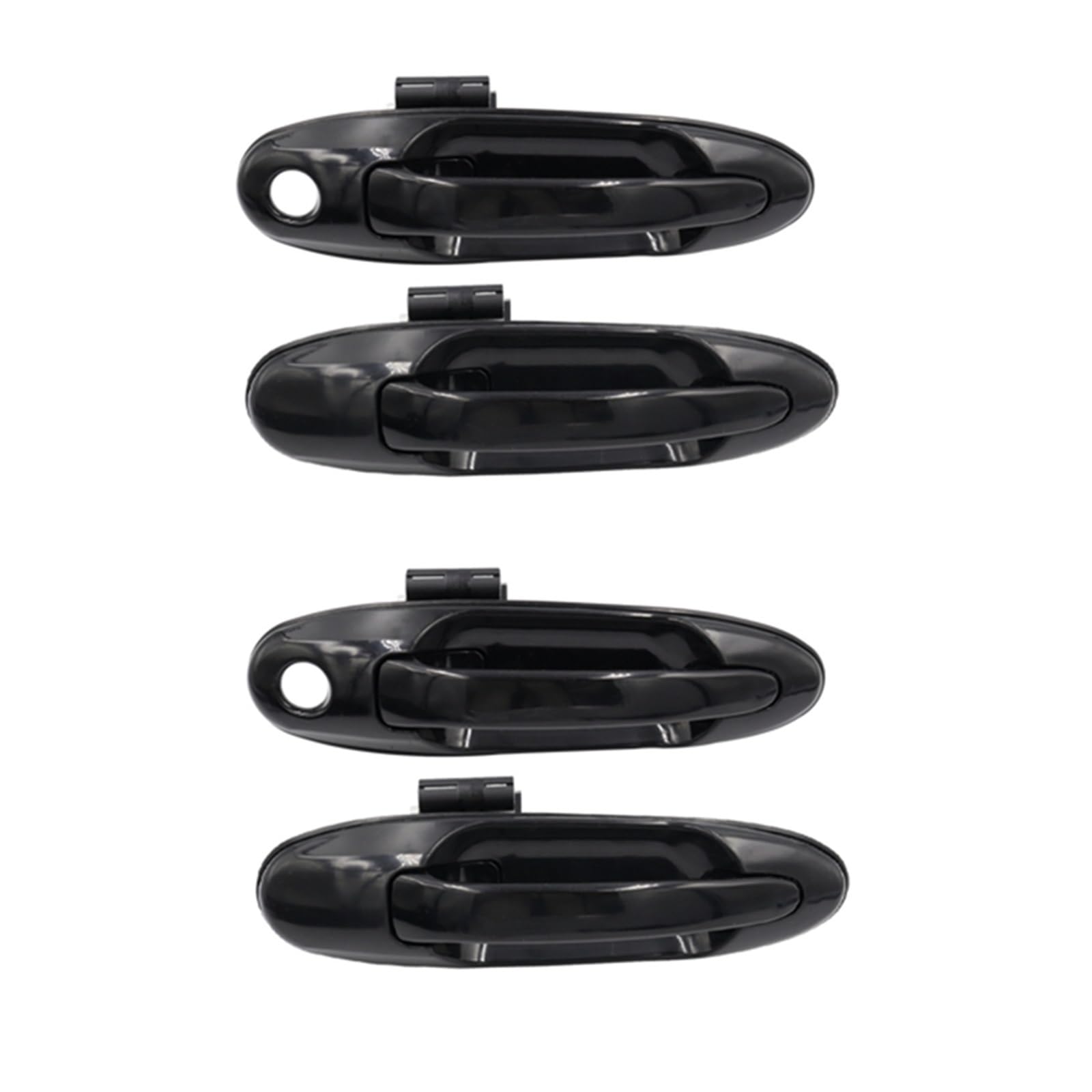 Türgriffabdeckung Für Toyota Für Land Für Cruiser Für LC100 1998-2007 Auto Vorne Hinten Links Und Rechts Außen Außentürgriffe Türgriff Griff(Black) von KOEHXJ